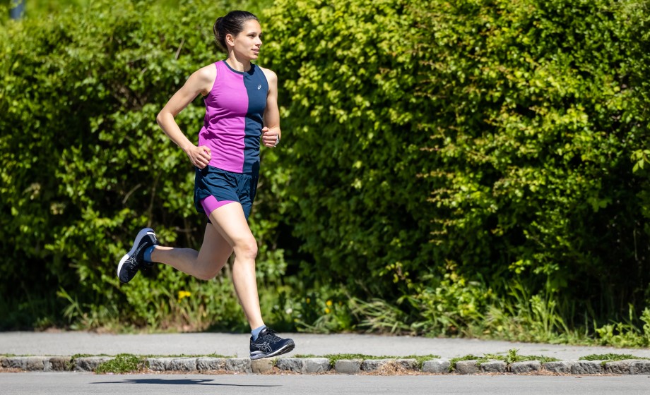 Österreichischer Frauenlauf Laufende Frau